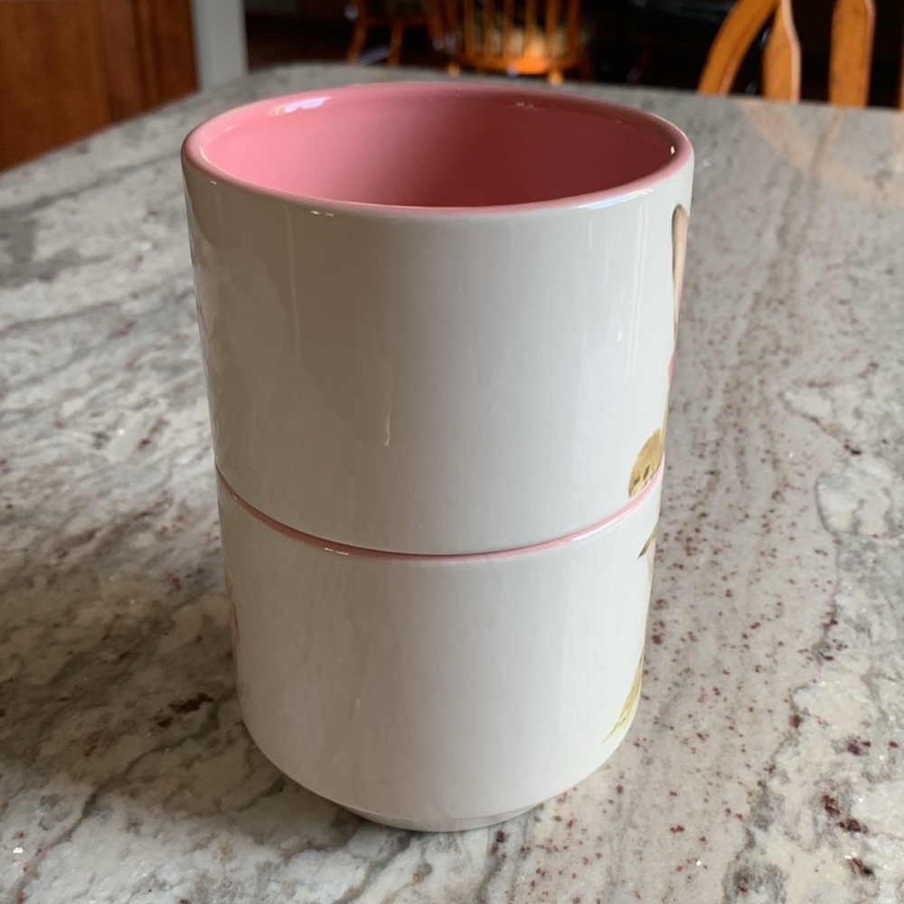 Hello Spring Bunny Stackable Mug Set - Picture 3 of 10